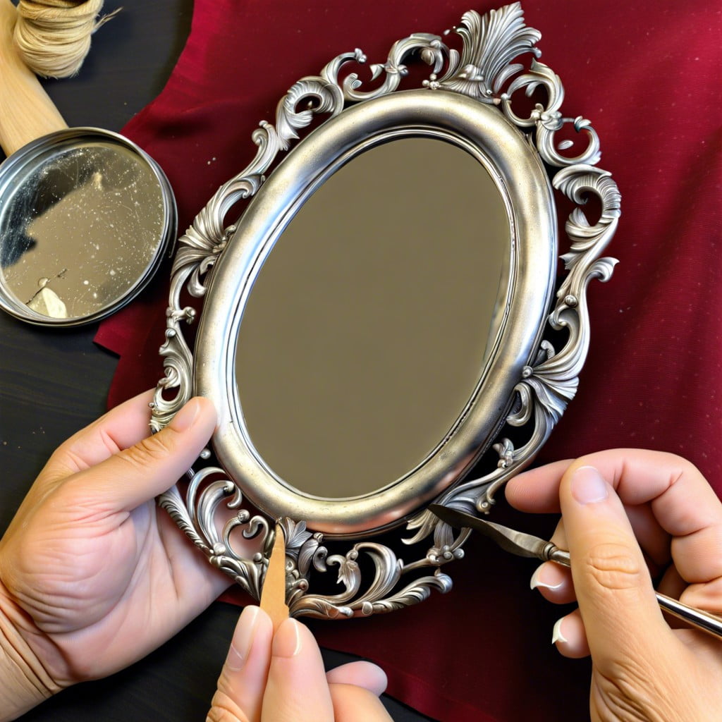antique silver mirror restoration techniques