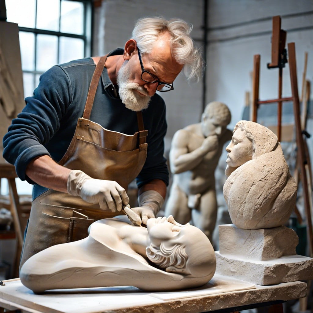 behind the scenes a day in the life of a limestone sculptor