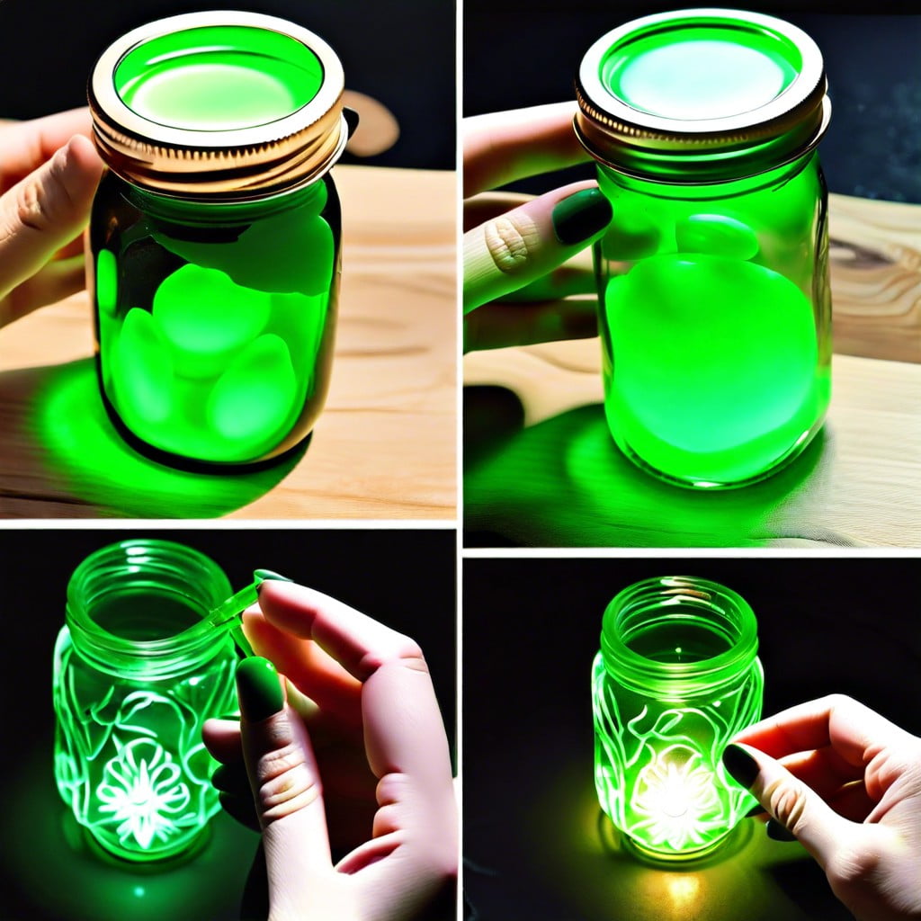 crafting with green glowing glass a diy guide