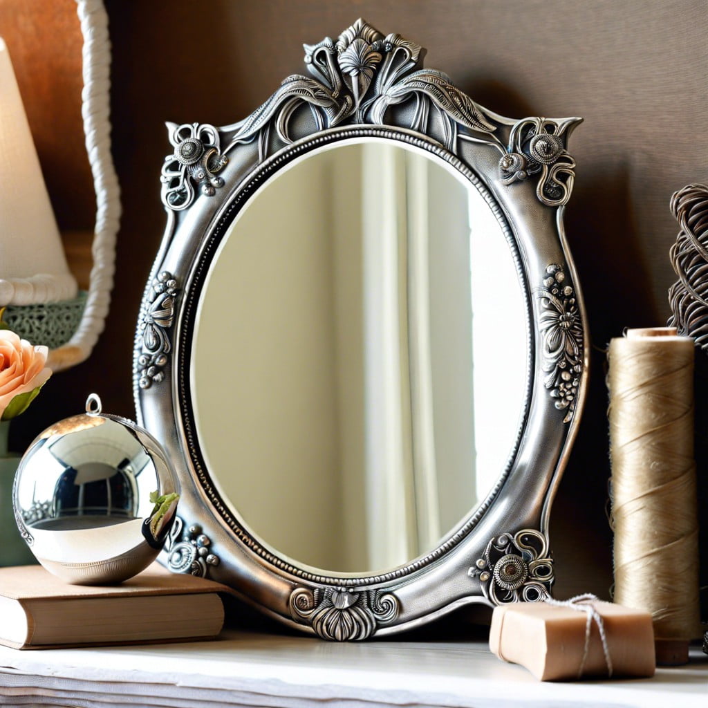 diy tips crafting your own antique silver mirror