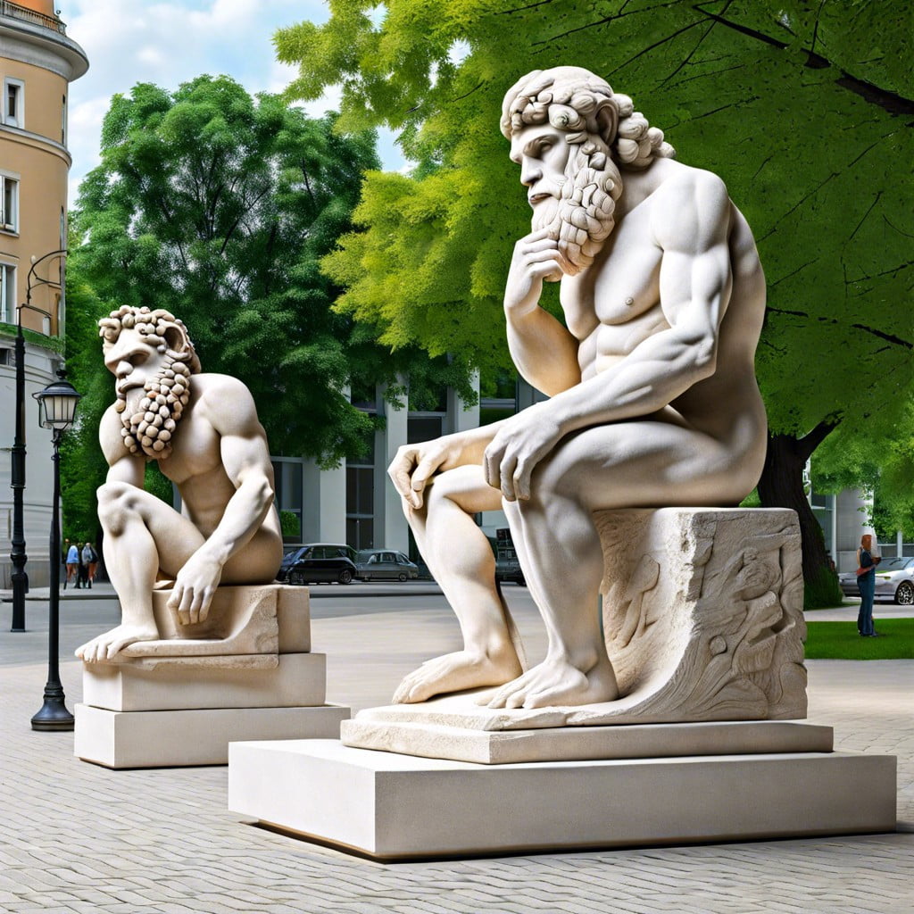 evolution of limestone sculptures in public spaces