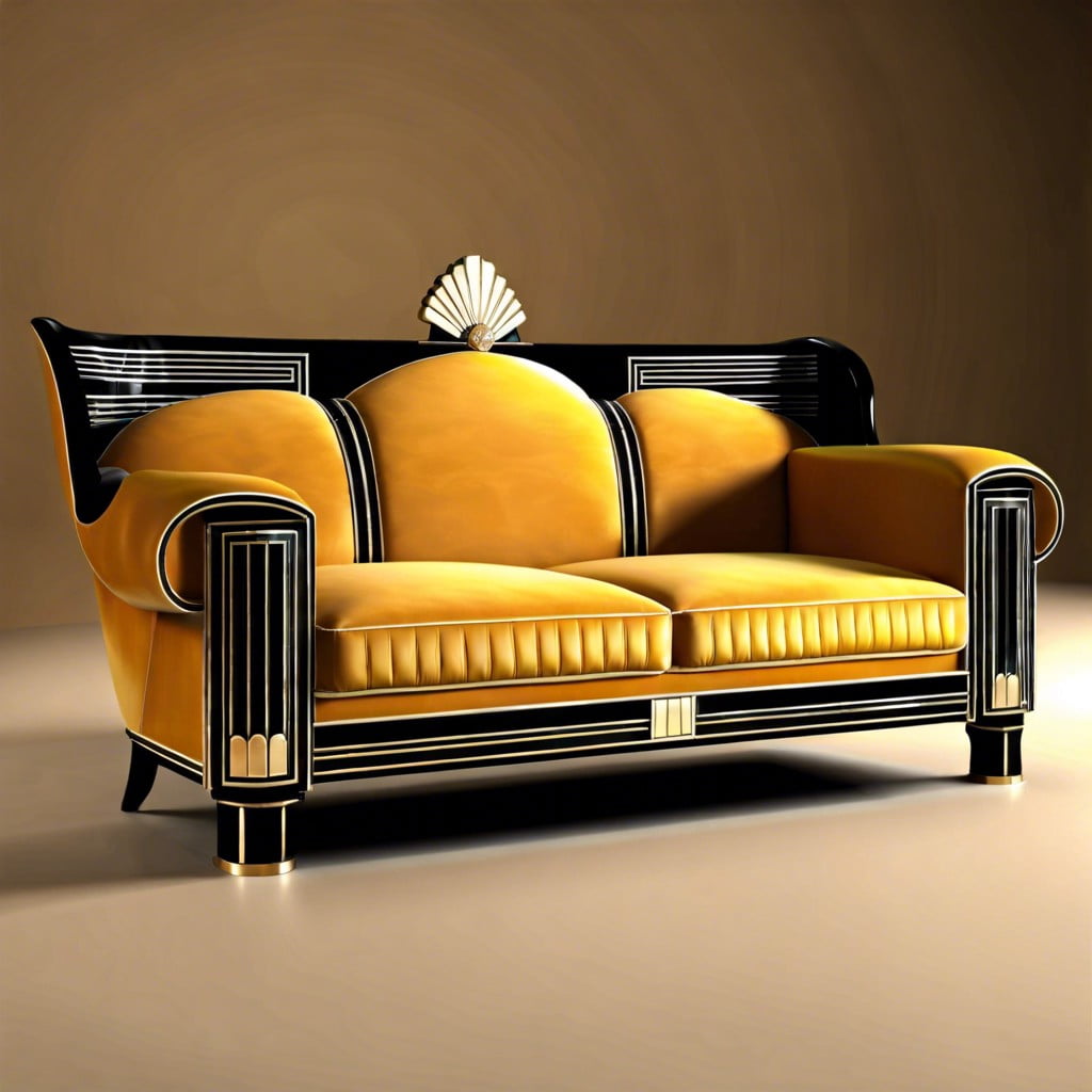 idea 11 the art deco antique look sofa set design