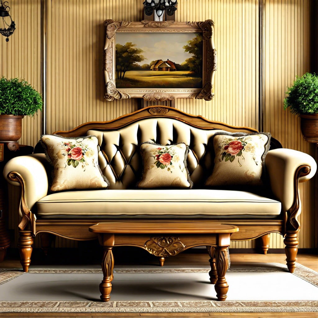 idea 12 the country chic antique look sofa set design
