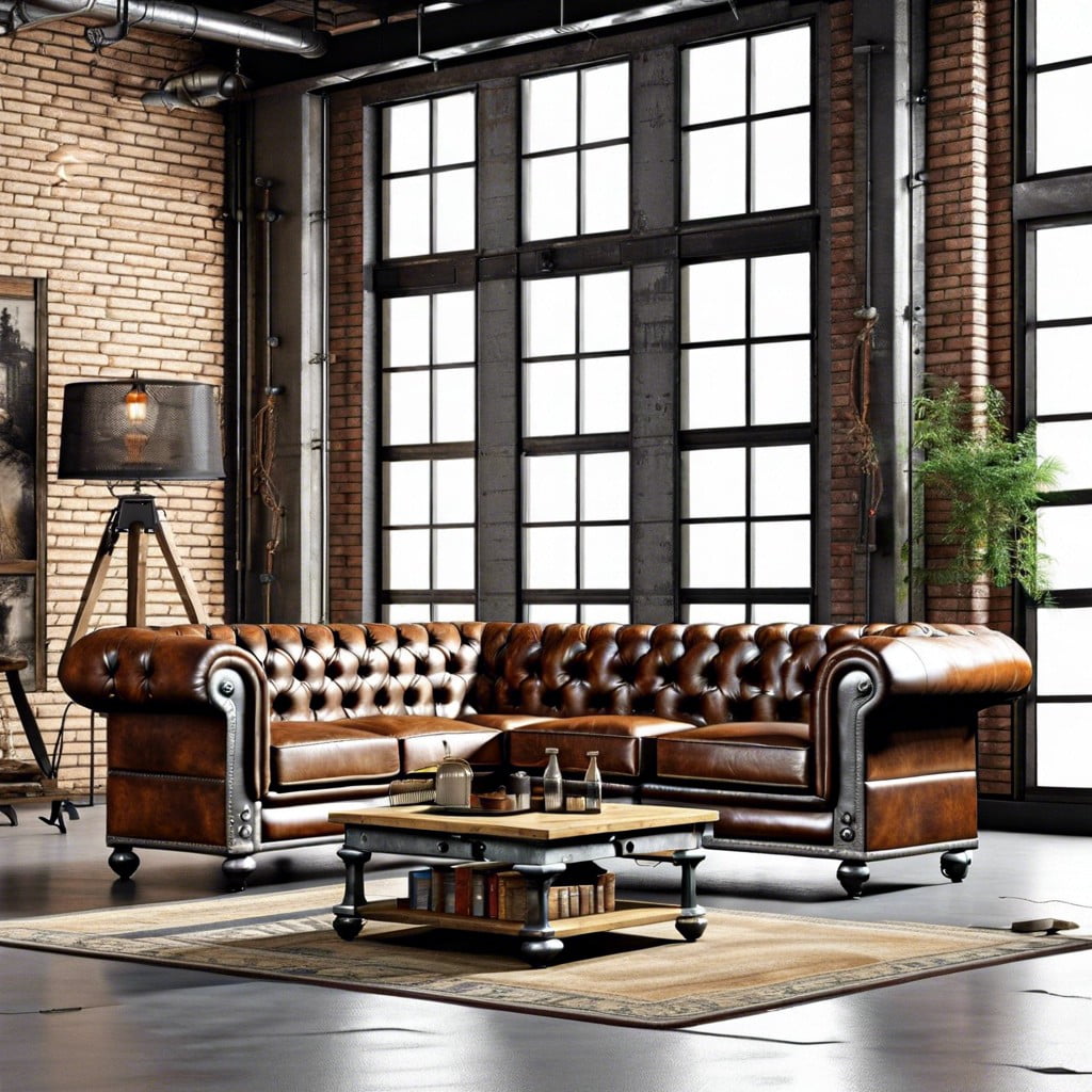 idea 15 the industrial antique look sofa set design