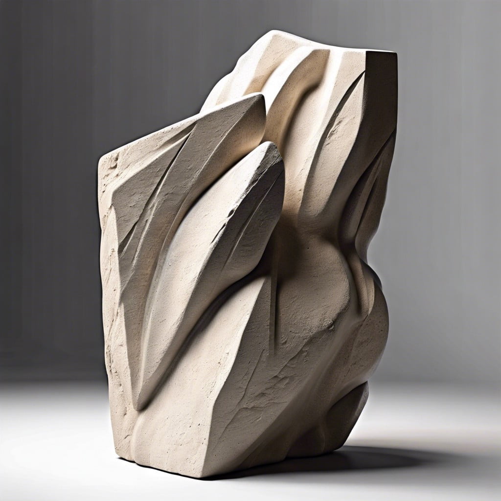 limestone as an expressive medium in abstract sculpture