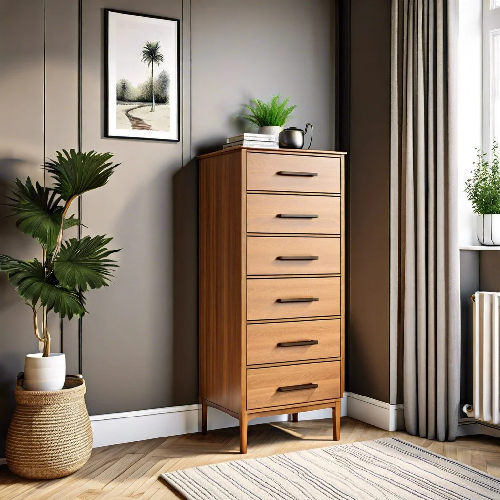 tall chests of drawers vertical storage solution for compact homes