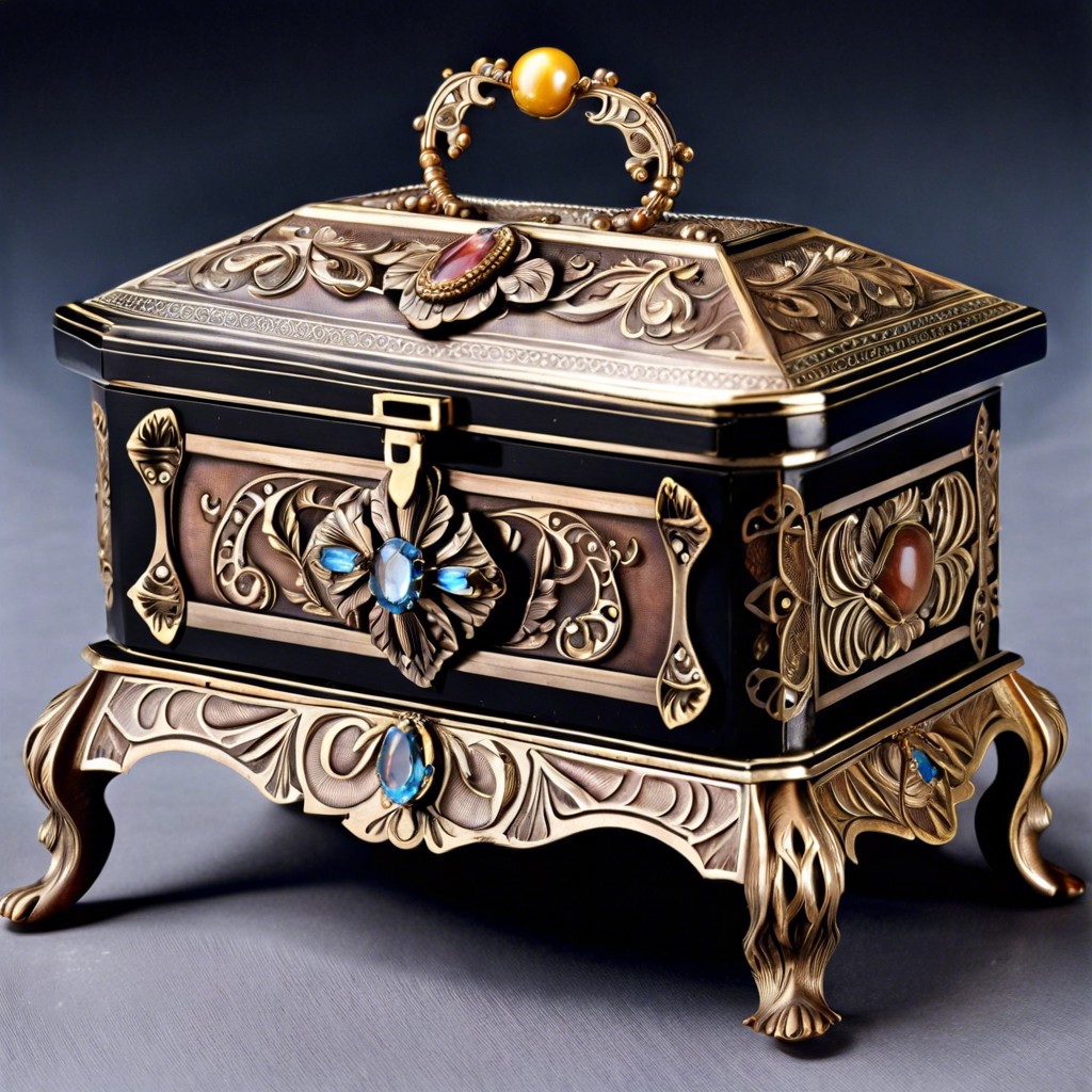 historical context of vintage jewelry boxes