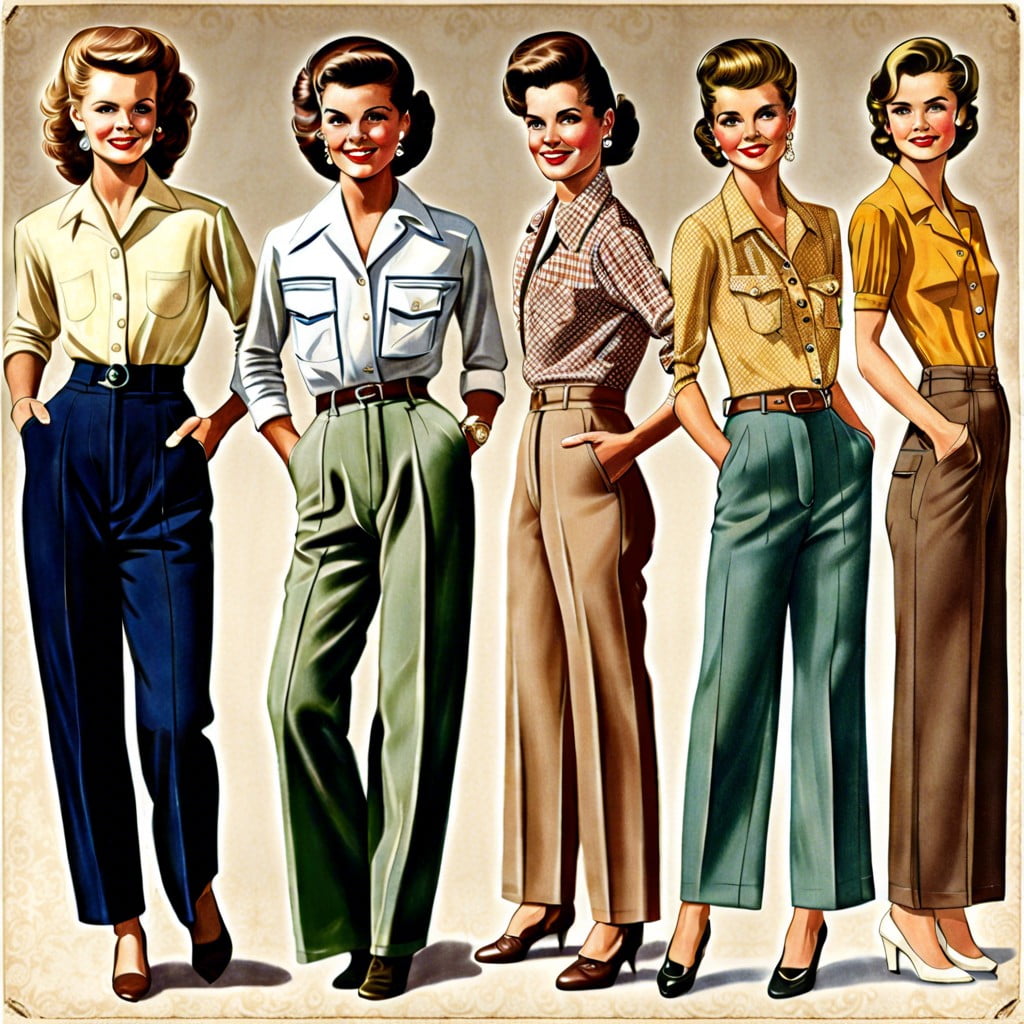 history of vintage pants