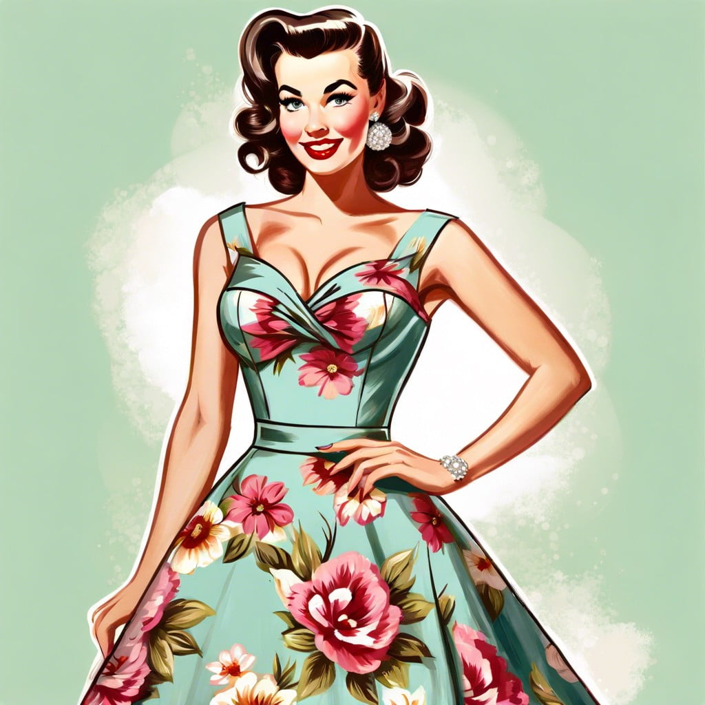 influence of historical periods on retro dress design