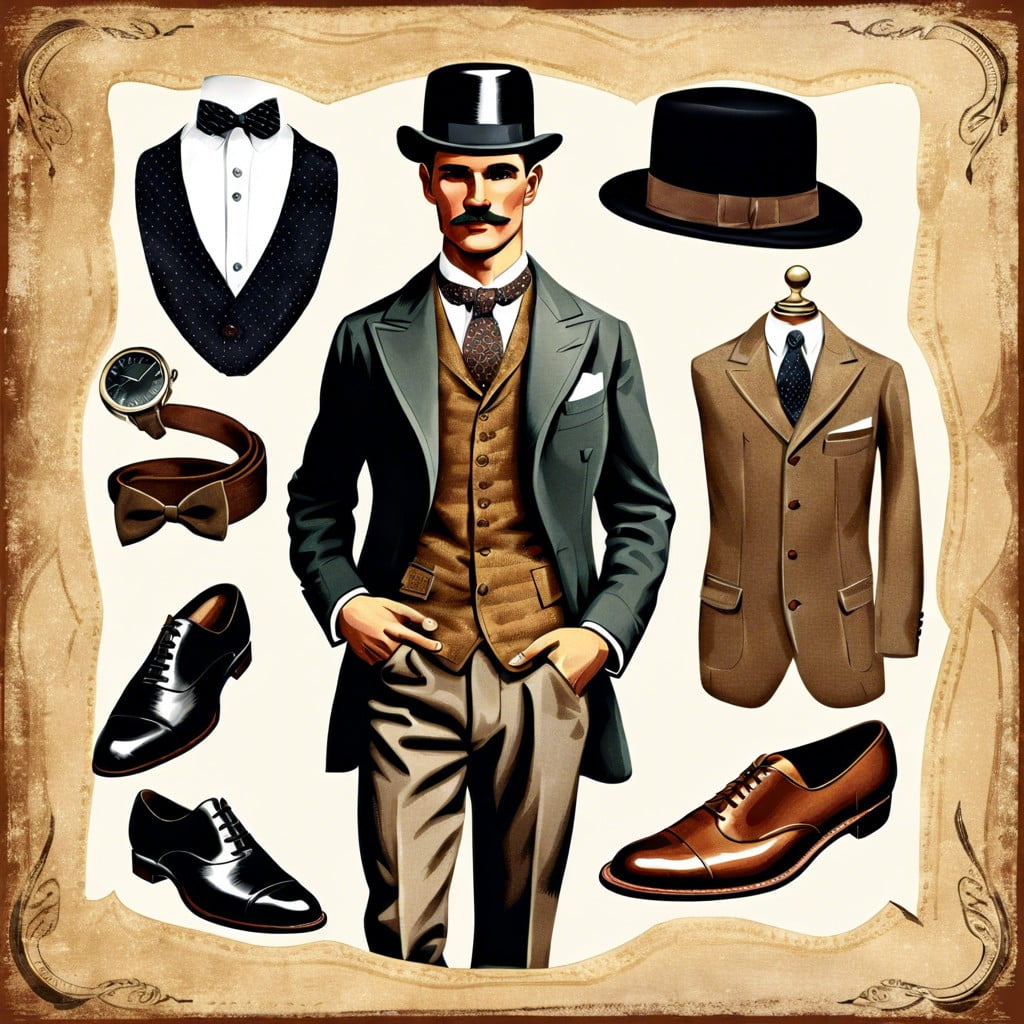 key apparel pieces of the vintage gentleman