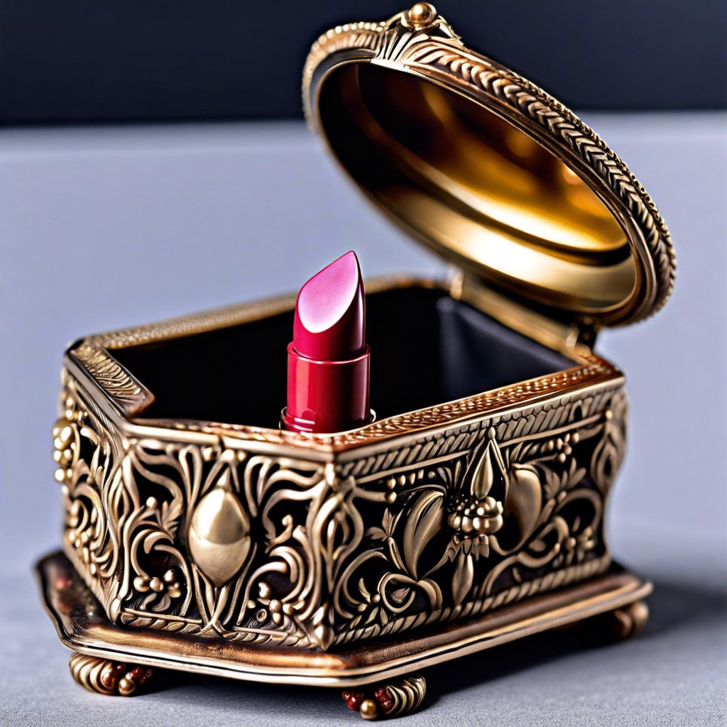 materials and craftsmanship in vintage lipstick holders