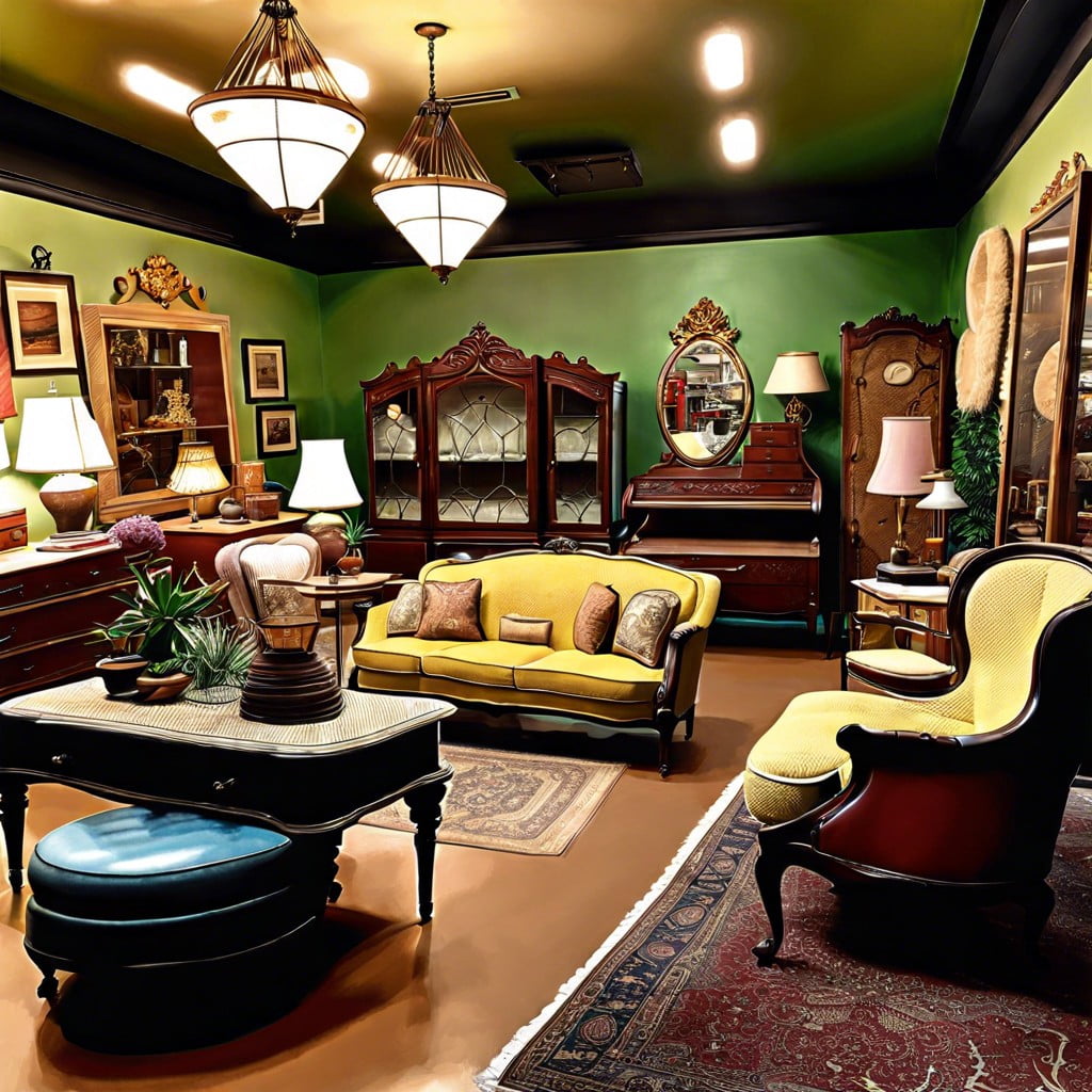 overview of vintage furniture scene in san jose