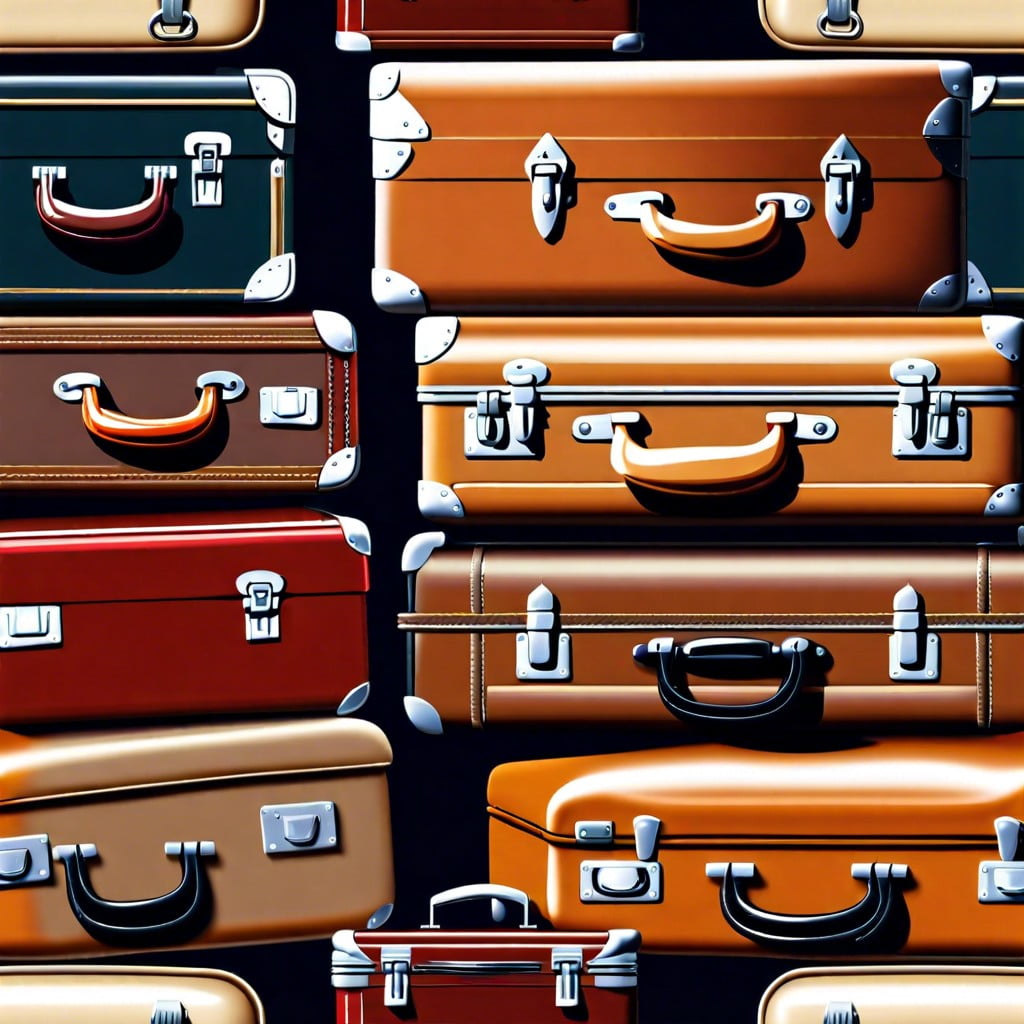 types of vintage suitcases