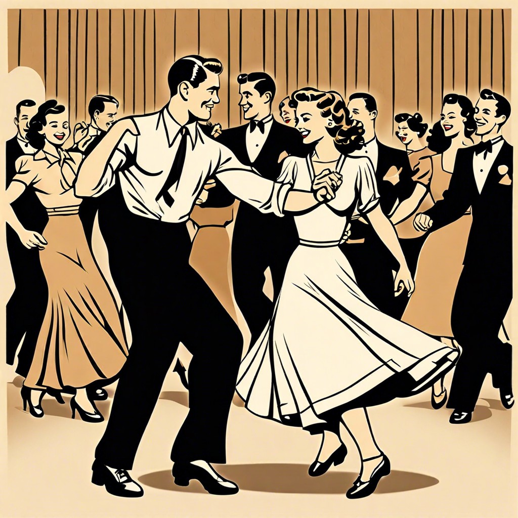 1940s swing dance lesson