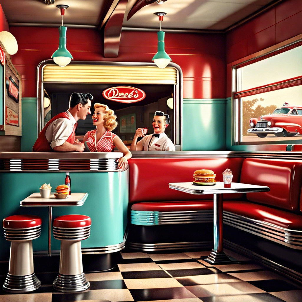 1950s diner experience