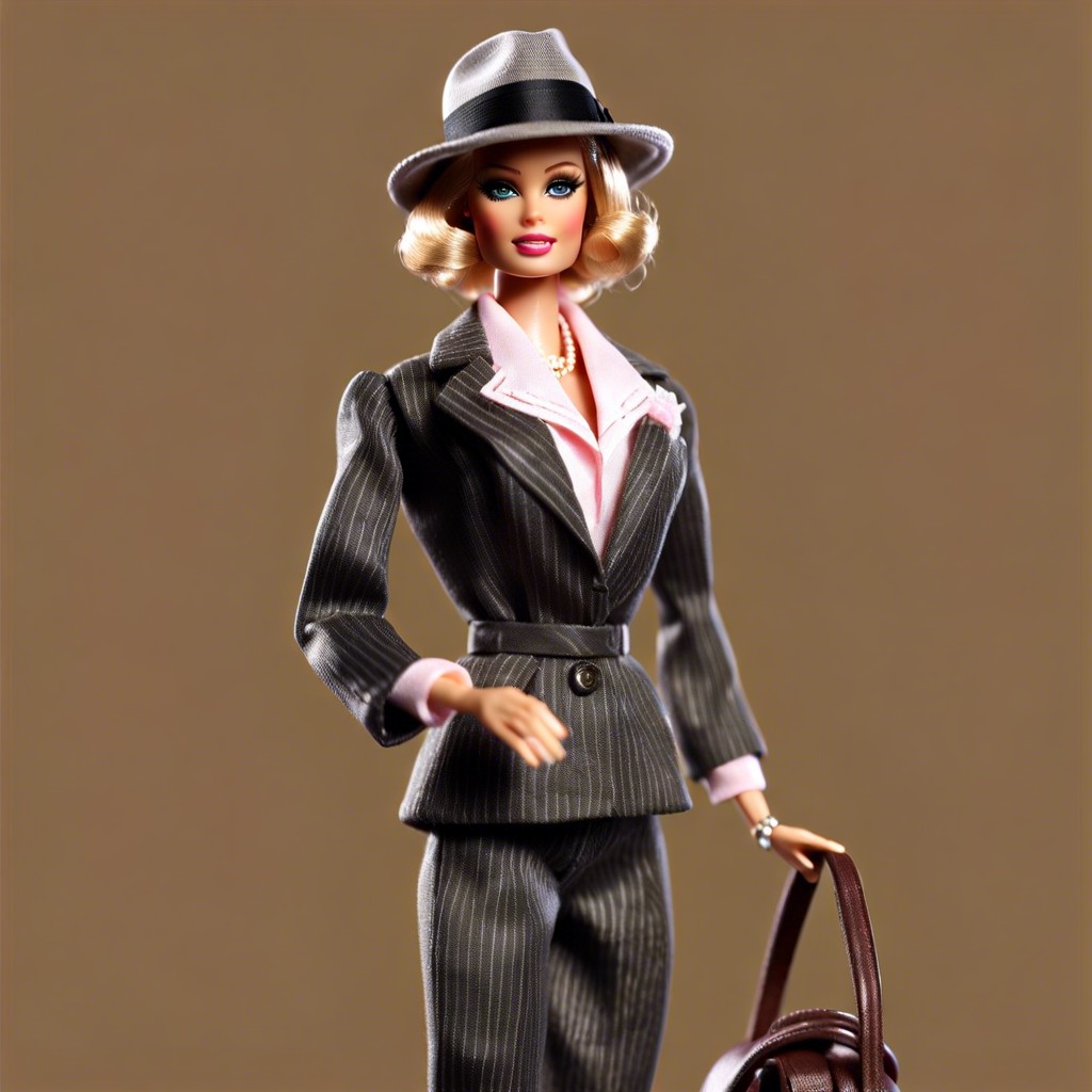 20s gangster suit with fedora