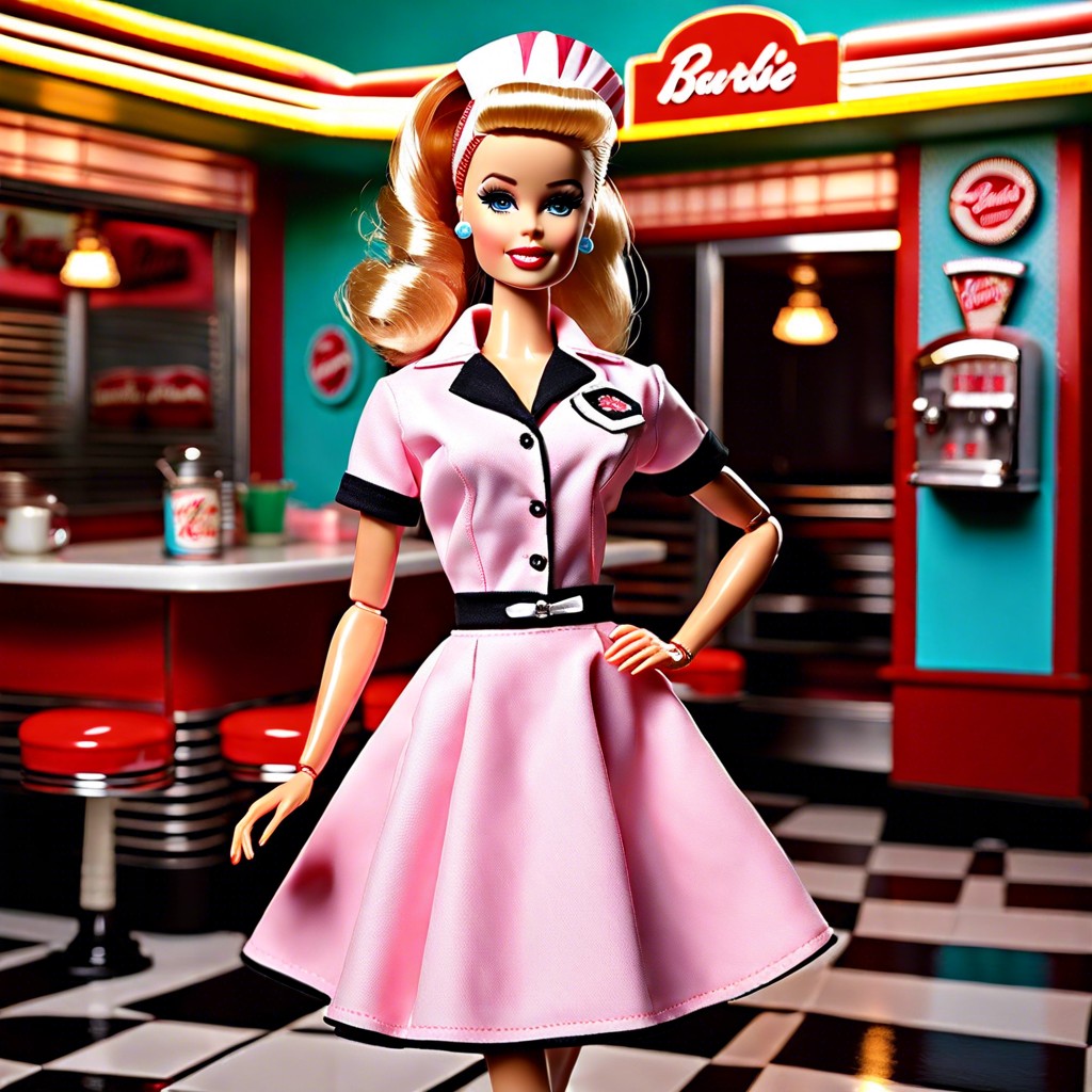 50s diner waitress uniform