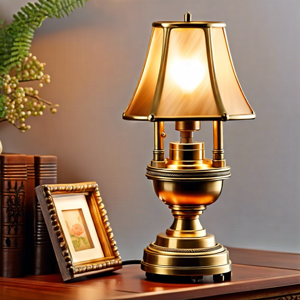 antique brass carriage lamp