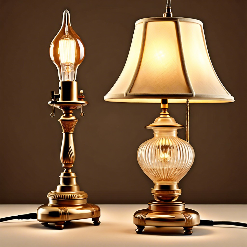 care and maintenance of vintage lamps