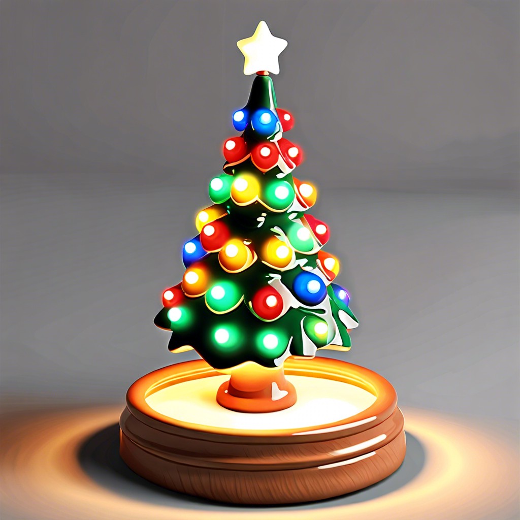 ceramic christmas tree lights