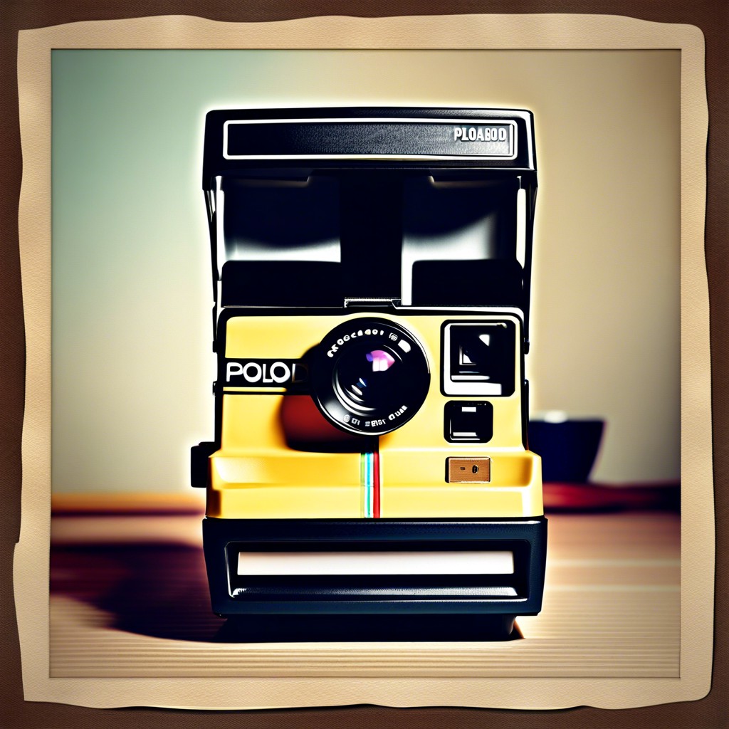 classic old polaroid camera models