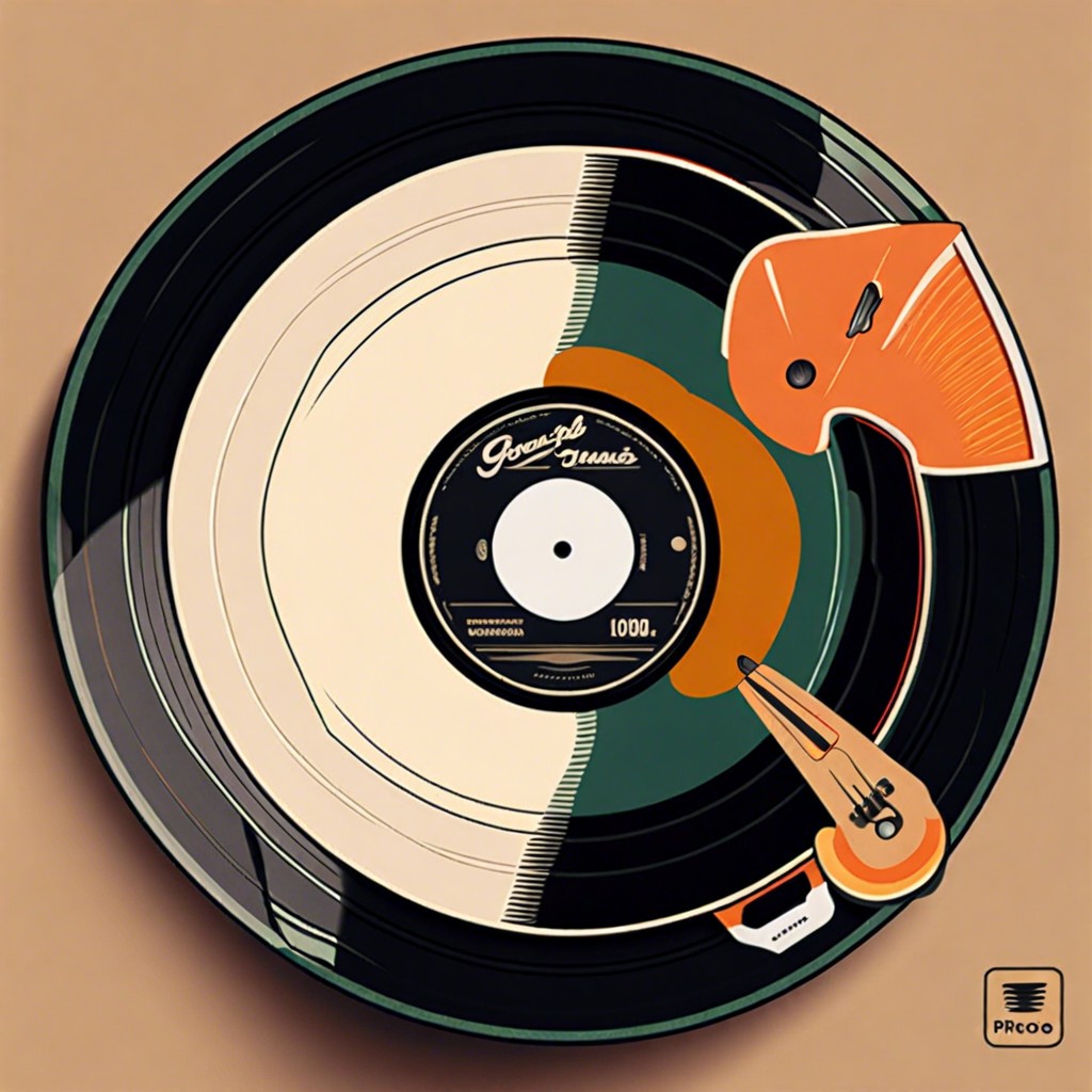 classic vinyl record designs for music lovers