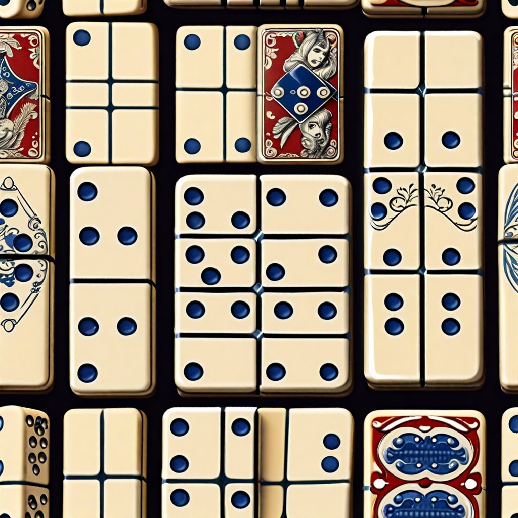 collectible domino tiles