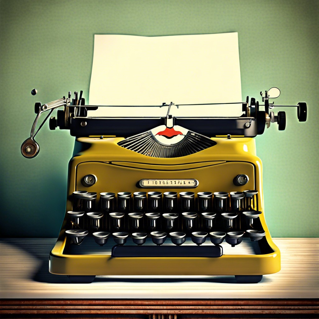 cultural impact of vintage typewriters