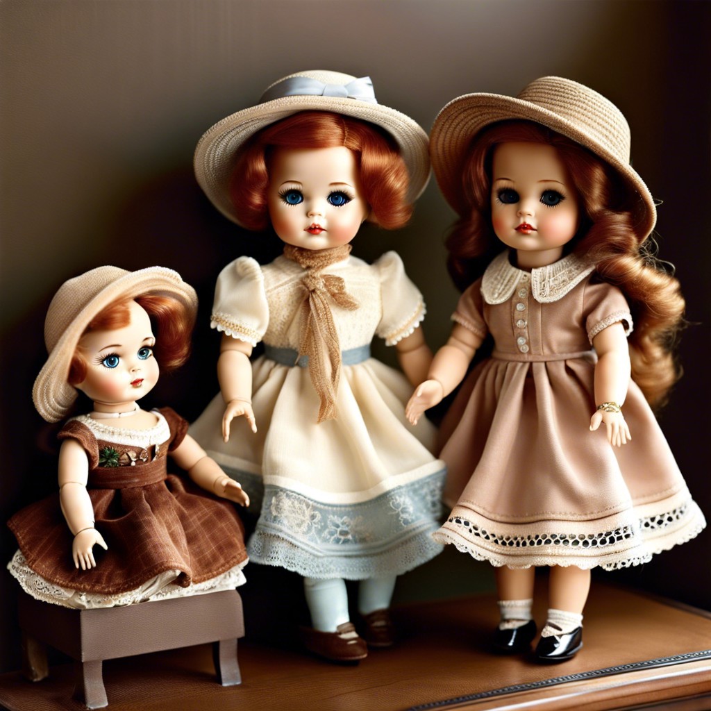 display and care for vintage dolls