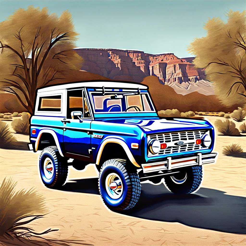 distinct features of the classic ford bronco
