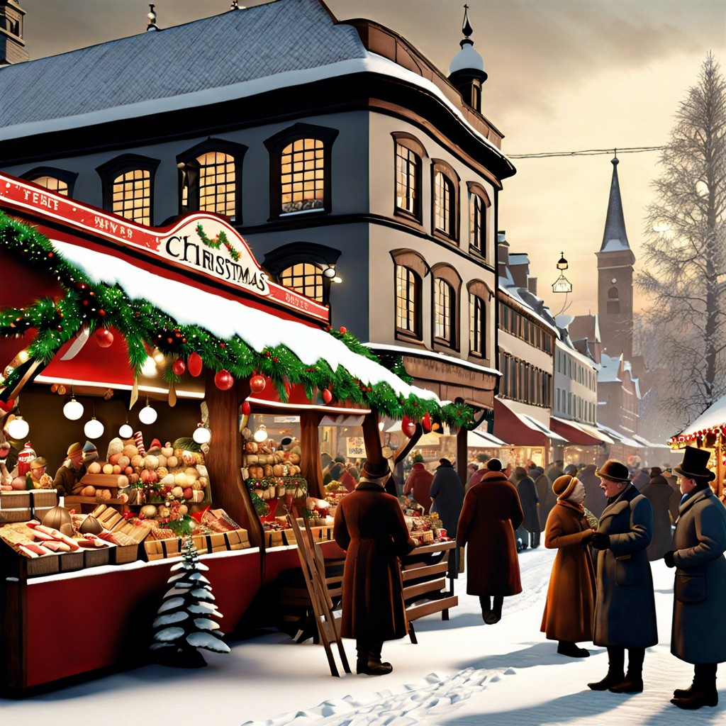 early 20th century christmas markets