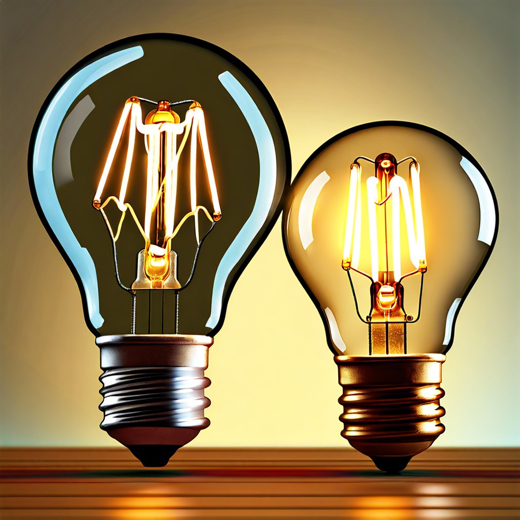energy efficiency of vintage light bulbs