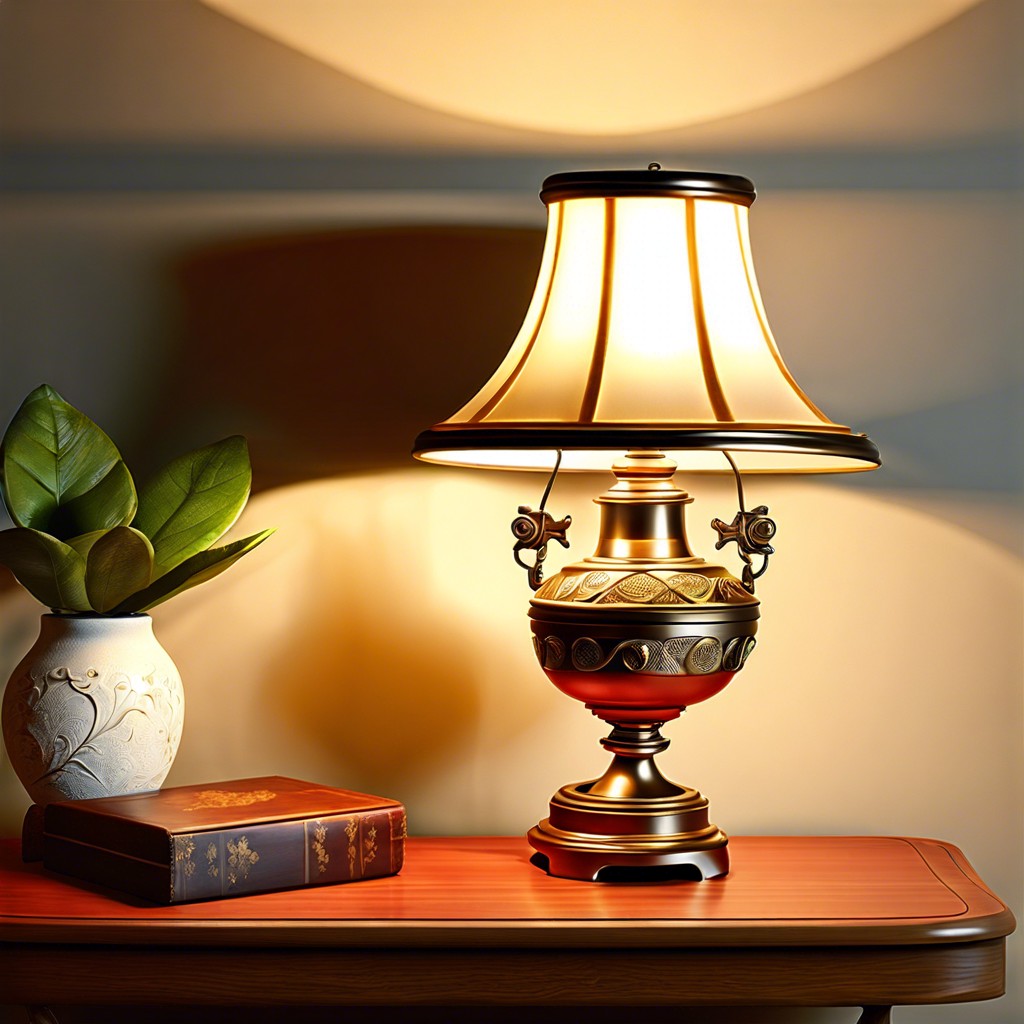 evaluating the condition and value of vintage lamps