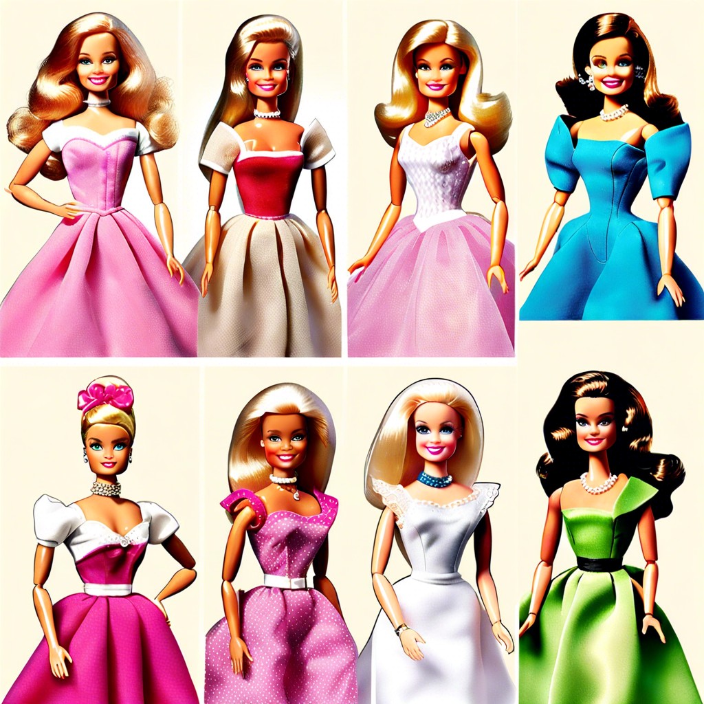 evolution of barbie from 1959 to vintage status