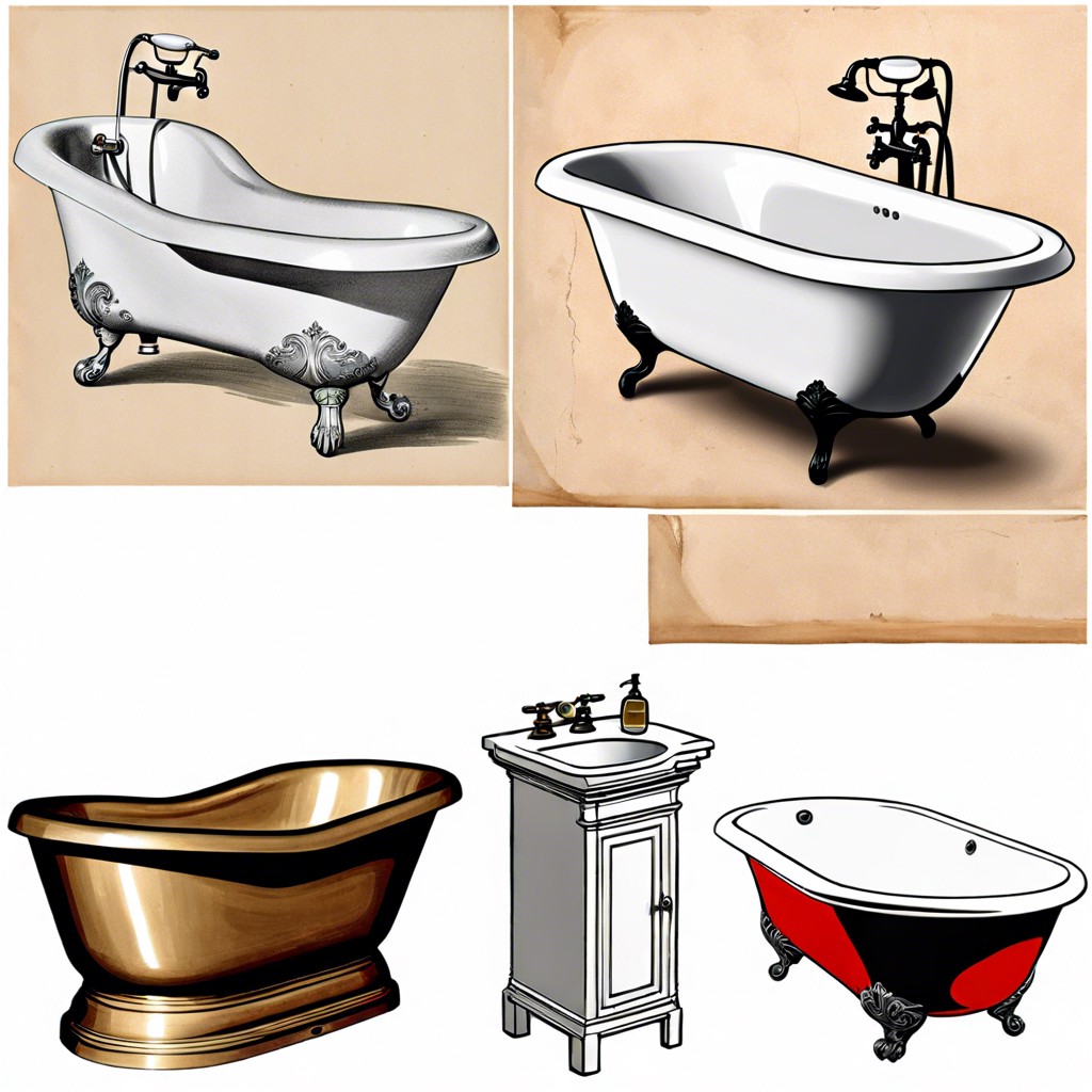 evolution of bathtub design over the centuries