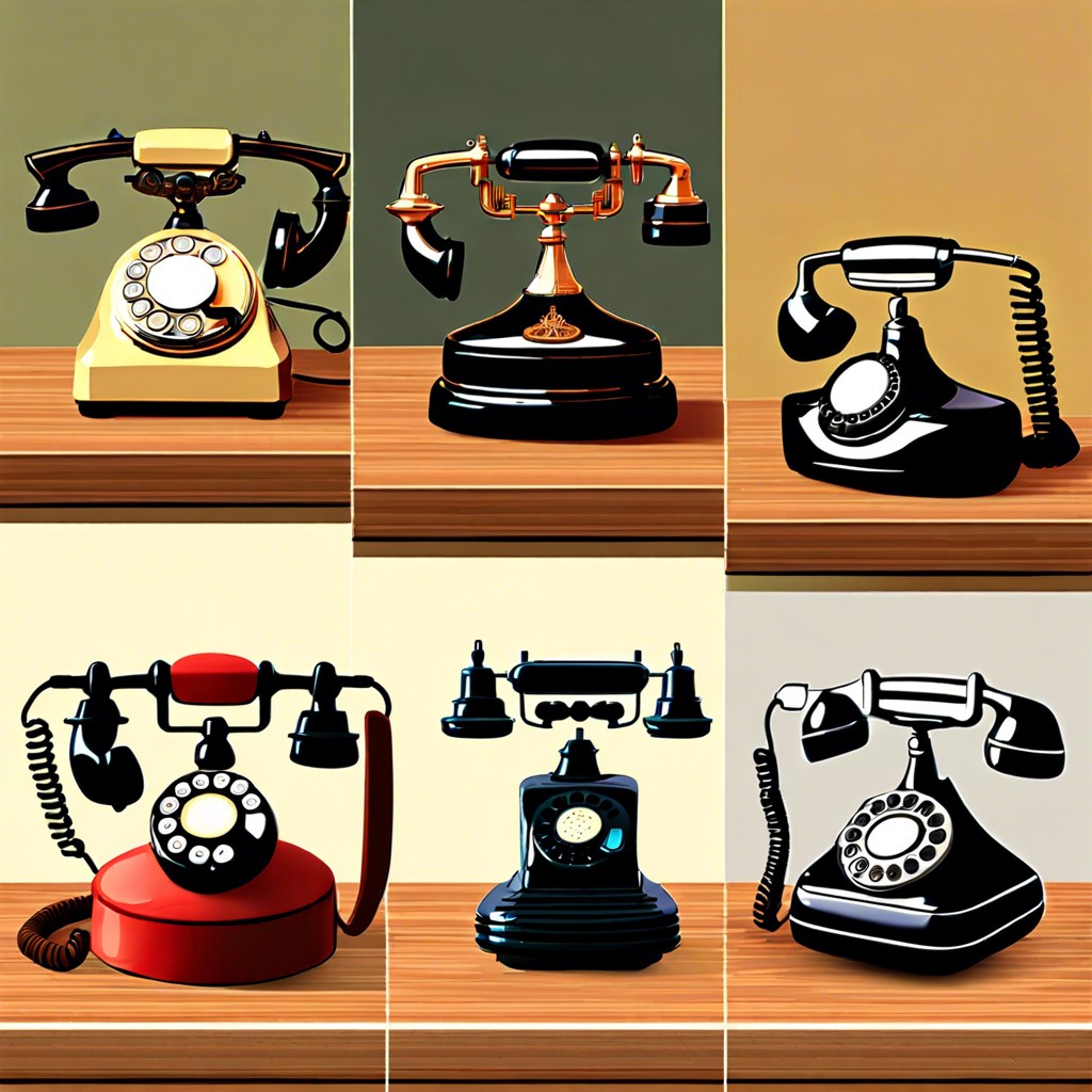 evolution of vintage phones
