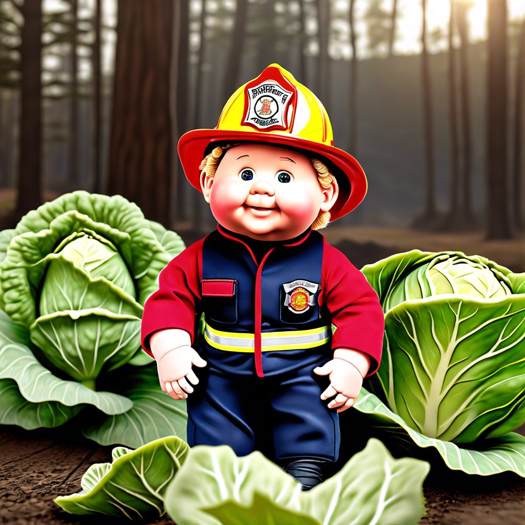 firefighter cabbage patch doll