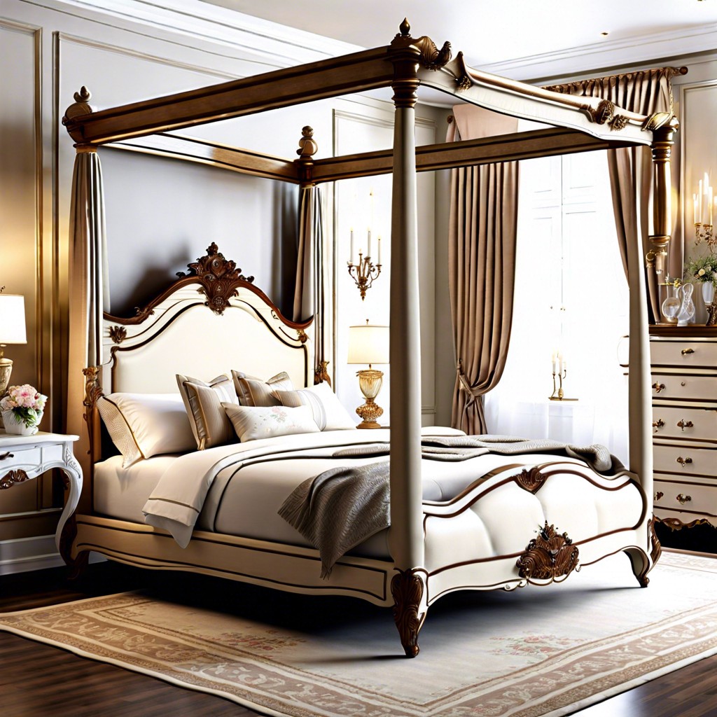 french provincial four poster bed