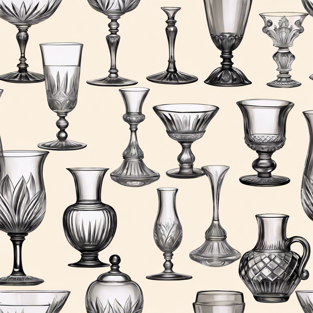 historical overview of vintage glassware