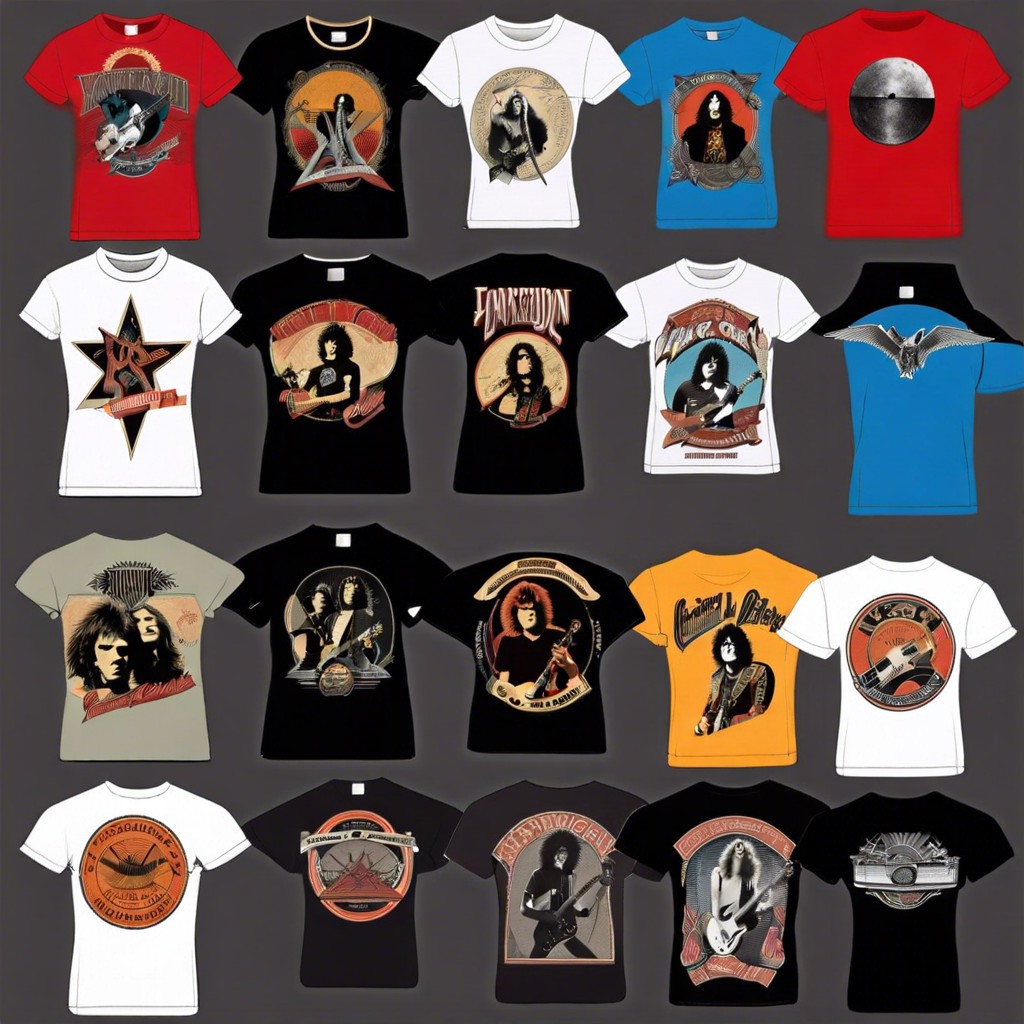historical significance of vintage rock t shirts