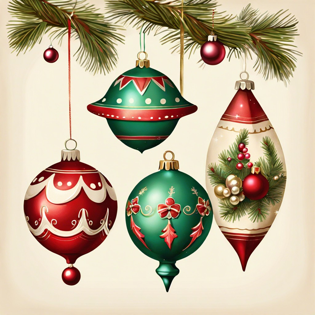 history of vintage christmas ornaments