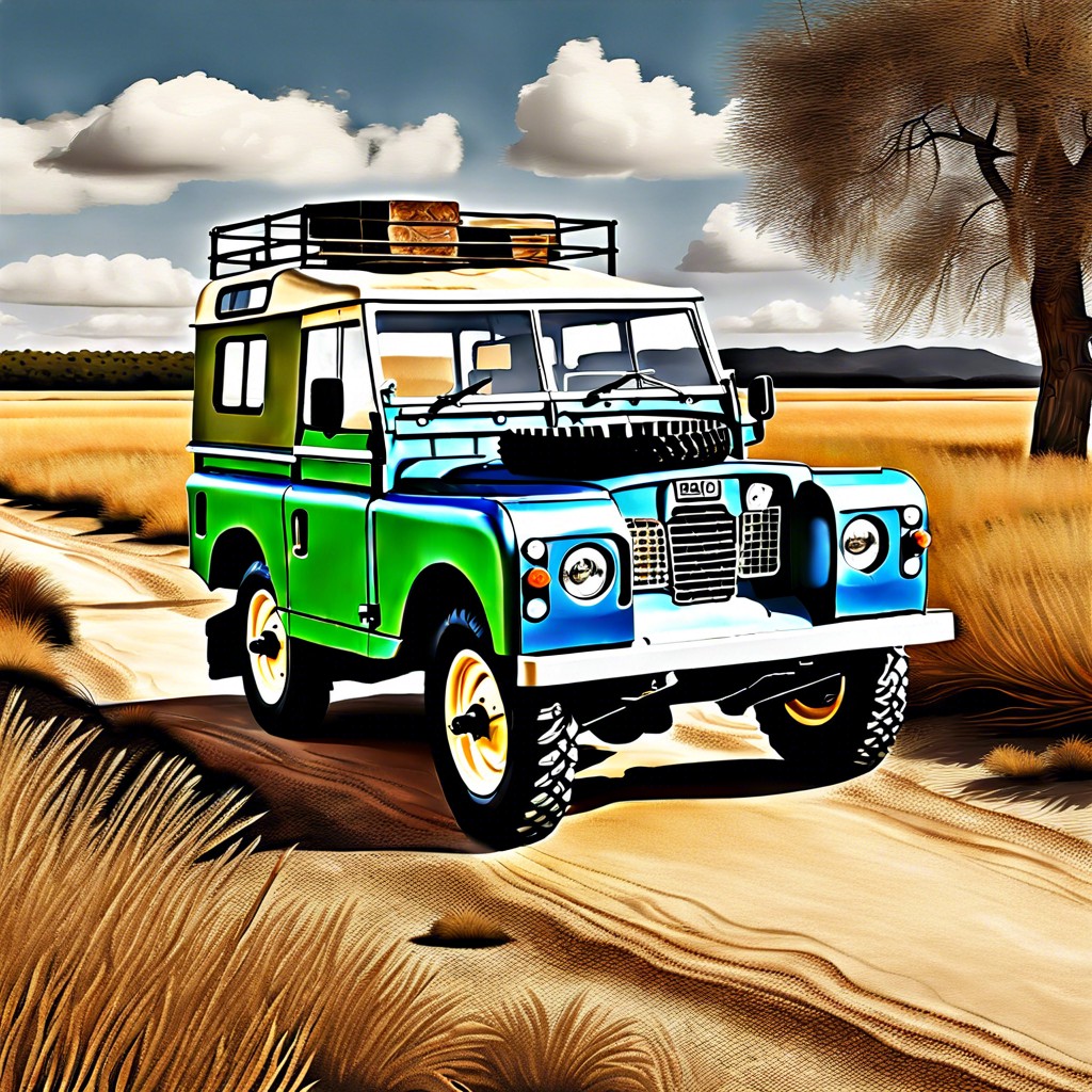 history of vintage land rover