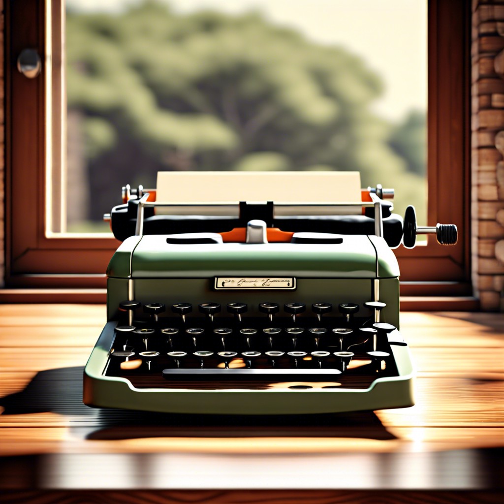history of vintage typewriters