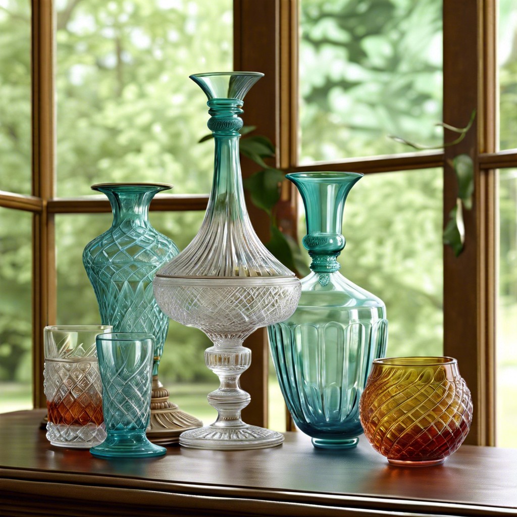 how to start a vintage glassware collection
