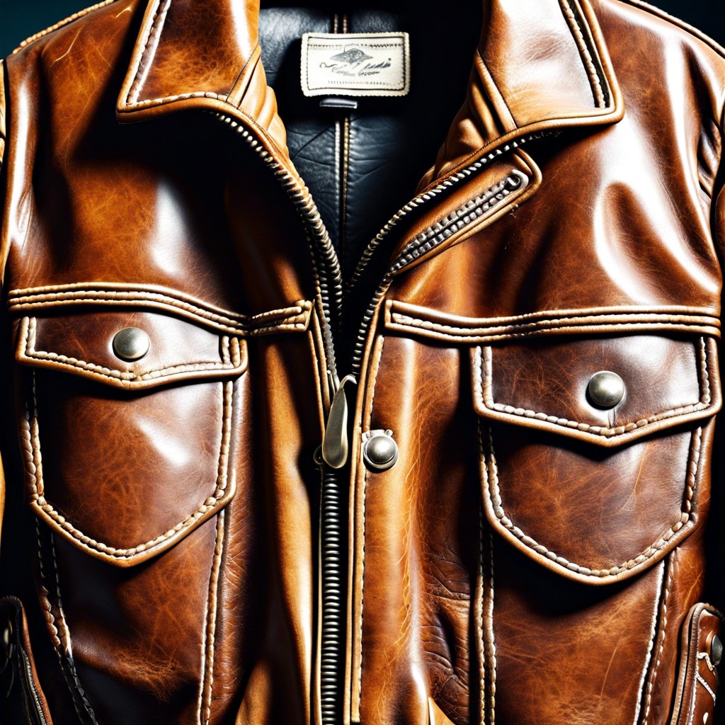identifying authentic vintage leather jackets