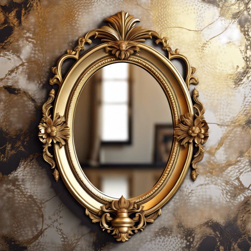 key characteristics of vintage mirrors