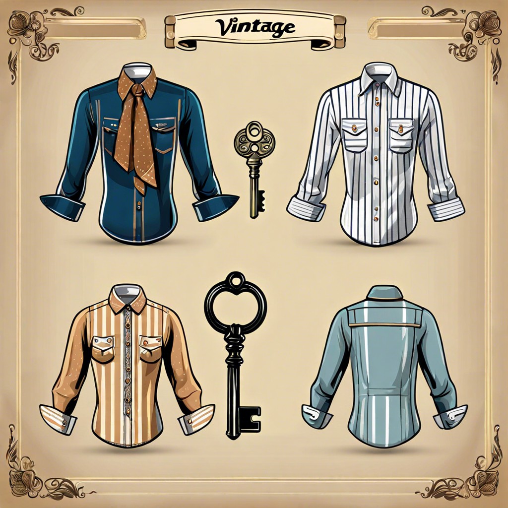key features of vintage shirts