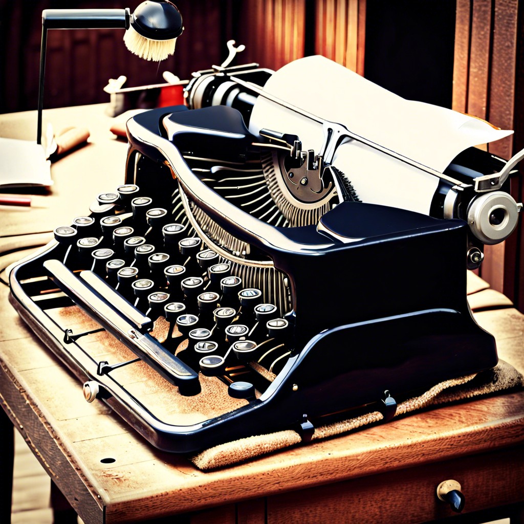 maintenance tips for vintage typewriters