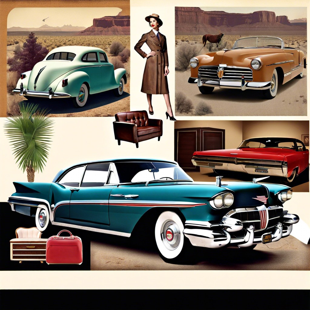major american vintage categories furniture fashion and automobiles