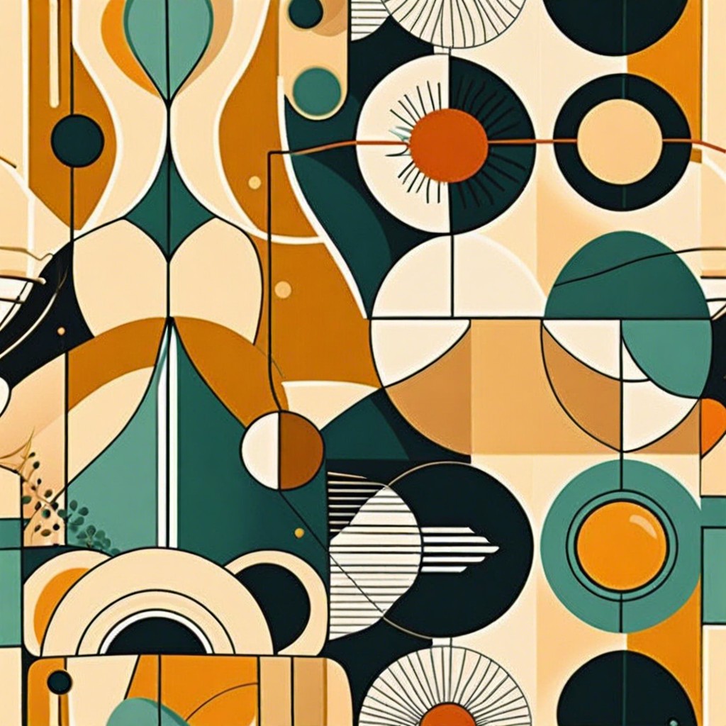mid century modern abstract wallpapers